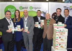 It's chestnut season! The Trucco team shows bags with Italian chestnuts. They are peeled and ready to eat.